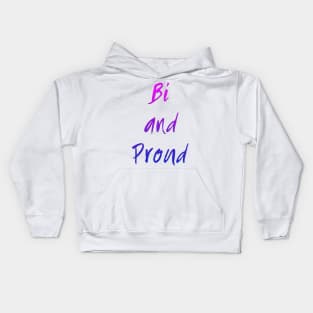 Bi and Proud Kids Hoodie